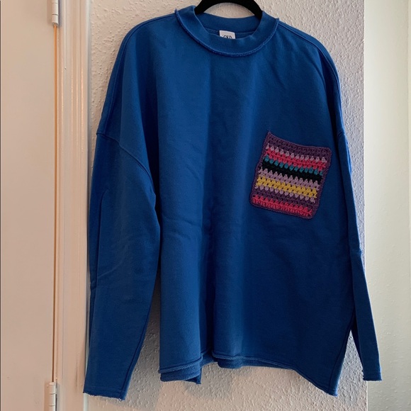 Zara Other - Zara Blue Knit Top men’s M